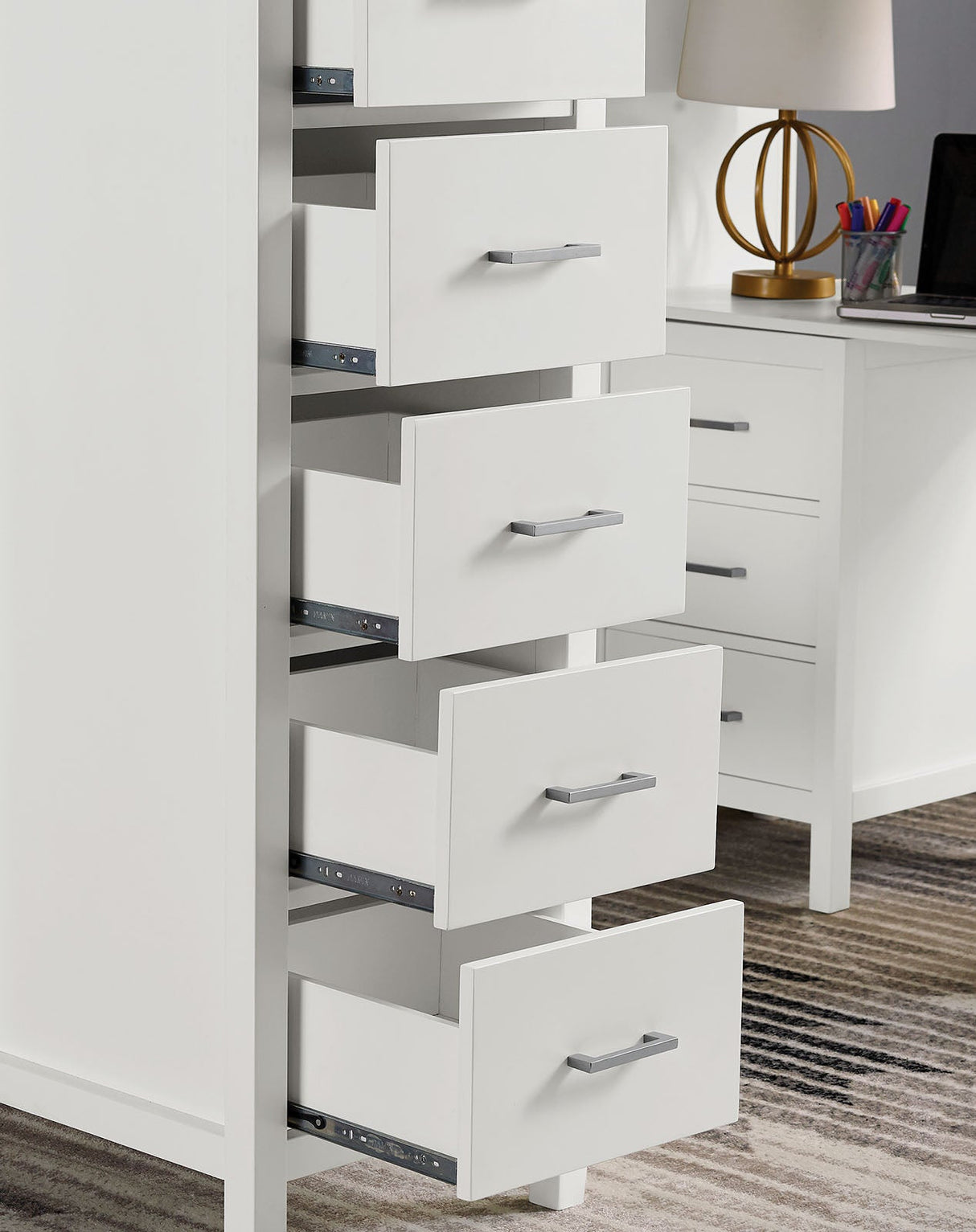 Cassidy White Twin Loft Bed by Furniture of America at Eve Furniture