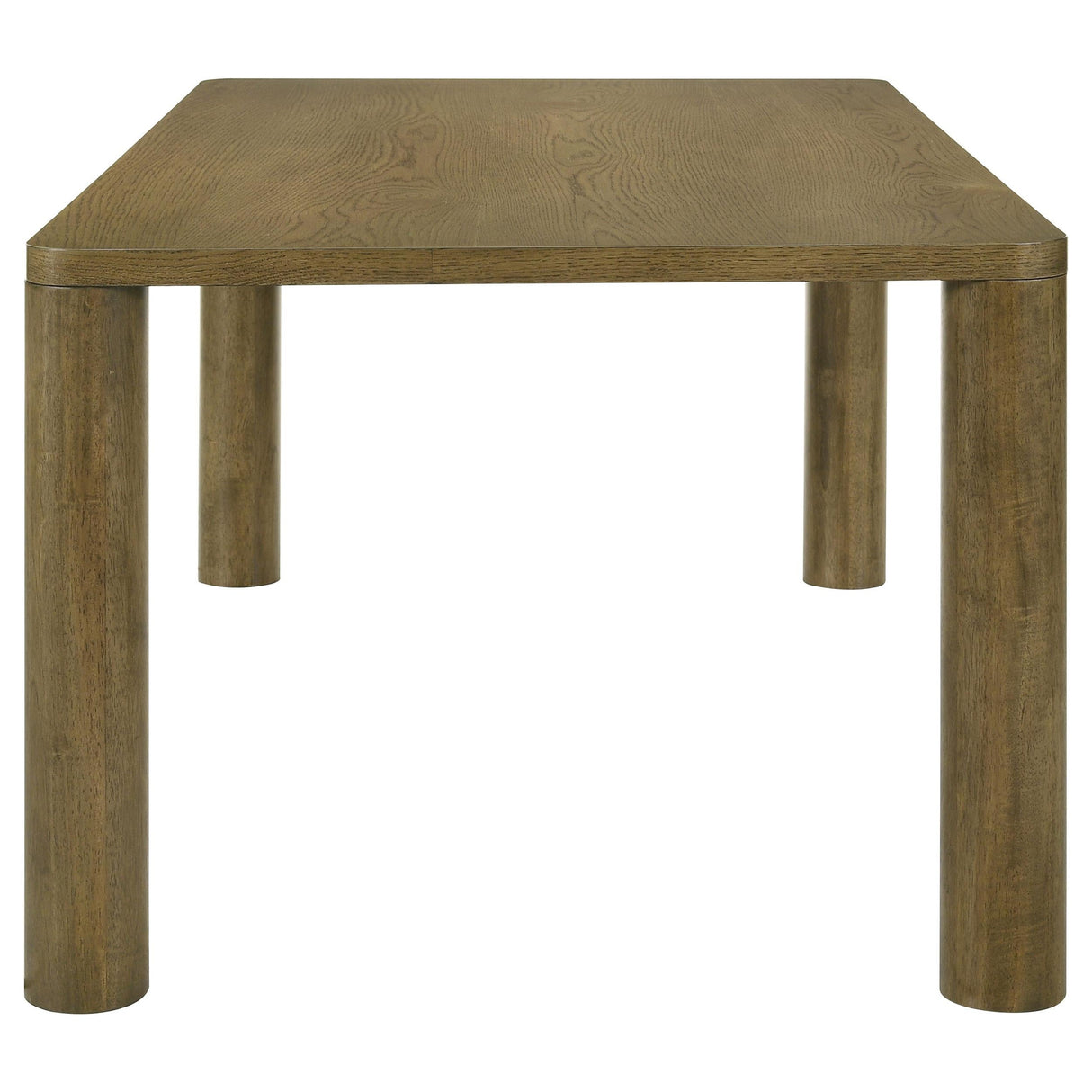 Castlewood Brown Oak Rectangular Dining Table by Coaster at Eve Furniture