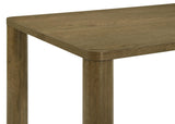 Castlewood Brown Oak Rectangular Dining Table by Coaster at Eve Furniture