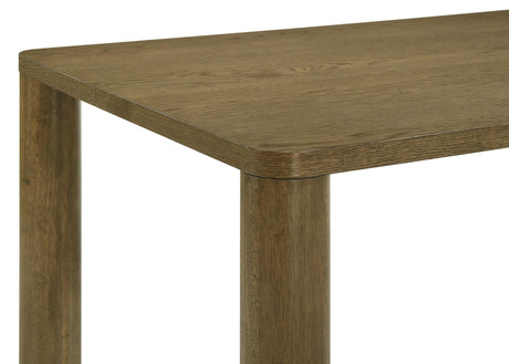 Castlewood Brown Oak Rectangular Dining Table by Coaster at Eve Furniture