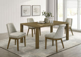Castlewood Brown Oak Rectangular Dining Table by Coaster at Eve Furniture