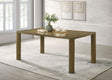 Castlewood Brown Oak Rectangular Dining Table by Coaster at Eve Furniture