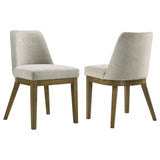 Castlewood Light Tan Side Chair, Set of 2 by Coaster at Eve Furniture