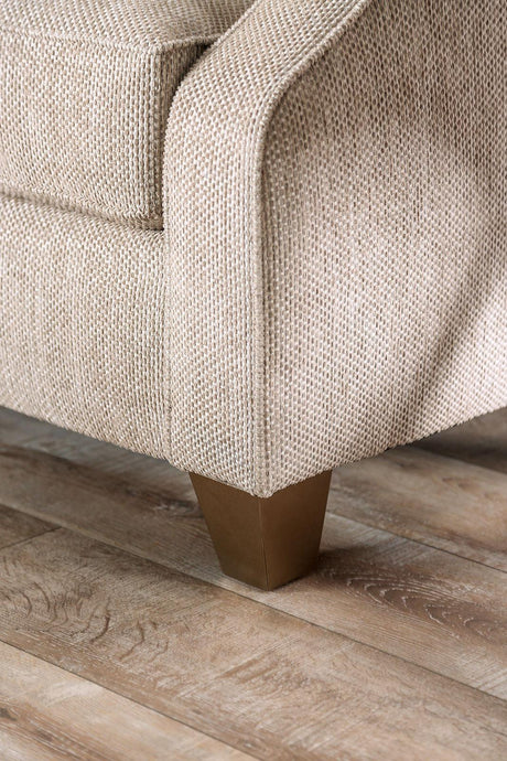 Catarina Beige/Teal Loveseat by Furniture of America at Eve Furniture