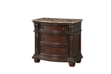 Cavalier Dark Cherry Upholstered Sleigh Bedroom Set by Homelegance at Eve Furniture