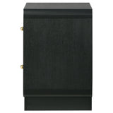 Cavelle Black 2-Drawer Nightstand by Coaster at Eve Furniture