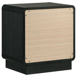 Cavelle Black 2-Drawer Nightstand by Coaster at Eve Furniture