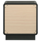 Cavelle Black 2-Drawer Nightstand by Coaster at Eve Furniture