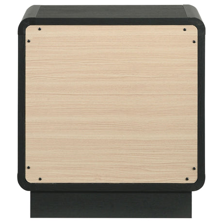 Cavelle Black 2-Drawer Nightstand by Coaster at Eve Furniture