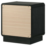 Cavelle Black 2-Drawer Nightstand by Coaster at Eve Furniture