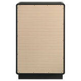 Cavelle 5-drawer Chest of Drawers Black by Coaster at Eve Furniture