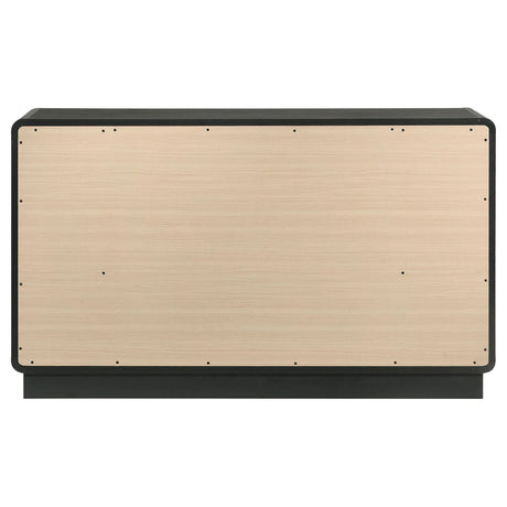 Cavelle Black 6-Drawer Dresser Cabinet by Coaster at Eve Furniture