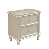 Celandine Silver Upholstered Panel Bedroom Set by Homelegance at Eve Furniture