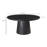 Cember Black Dining Table by Moe's Home at Eve Furniture