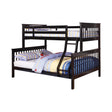 Chapman Black Twin Over Full Bunk Bed by Coaster at Eve Furniture