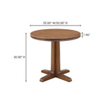 Charles Brown Cafe Table by Moe's Home at Eve Furniture