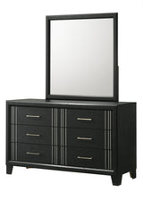 Charlie Charcoal Bedroom Mirror (Mirror Only) by Crown Mark at Eve Furniture