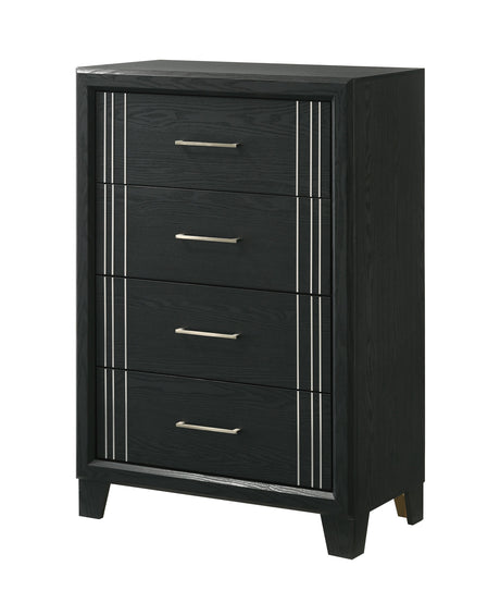 Charlie Charcoal Chest by Crown Mark at Eve Furniture