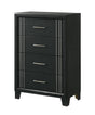 Charlie Charcoal Chest by Crown Mark at Eve Furniture