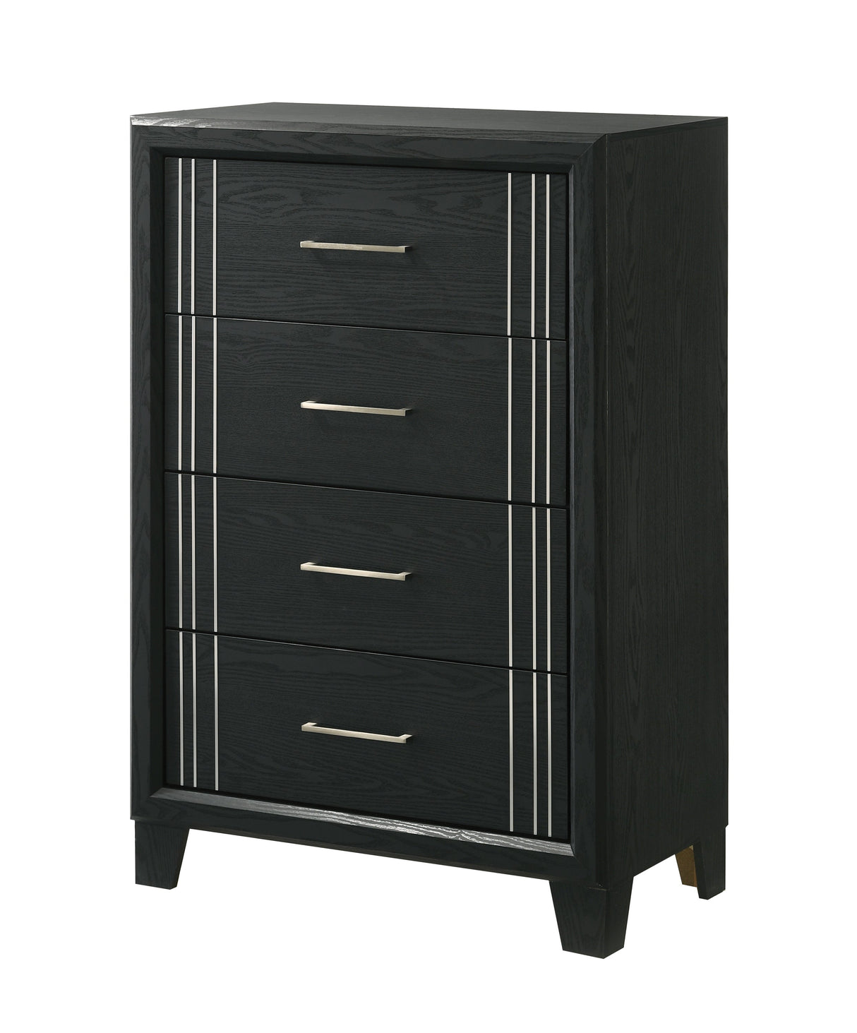 Charlie Charcoal Panel Bedroom Set by Crown Mark at Eve Furniture