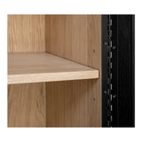 Charlotte Black Tall Cabinet by Moe's Home at Eve Furniture