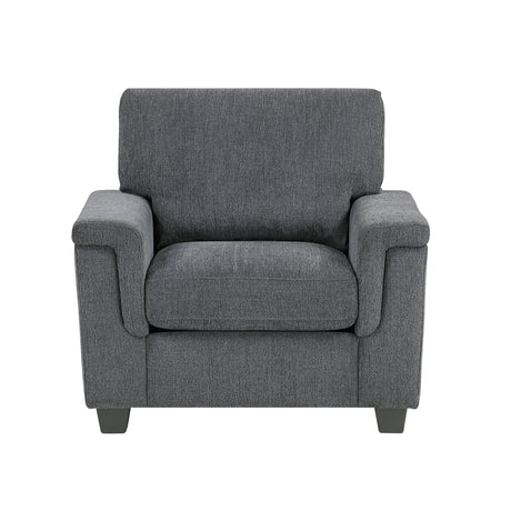Chelsea Dark Gray Chair by Homelegance at Eve Furniture