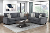 Chelsea Dark Gray Loveseat by Homelegance at Eve Furniture
