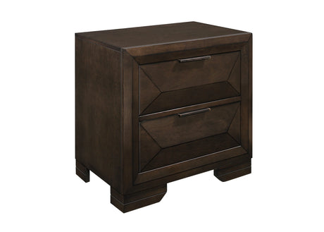 Chesky Warm Espresso Bookcase Storage Platform Bedroom Set by Homelegance at Eve Furniture