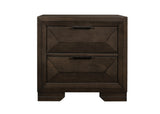 Chesky Warm Espresso Bookcase Storage Platform Bedroom Set by Homelegance at Eve Furniture