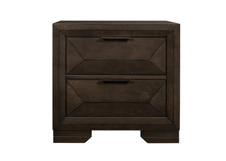 Chesky Warm Espresso Bookcase Storage Platform Bedroom Set by Homelegance at Eve Furniture