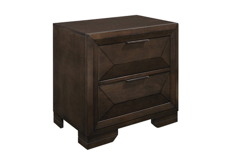 Chesky Warm Espresso Nightstand by Homelegance at Eve Furniture