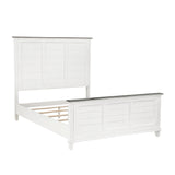 Chesterton Two-tone King Panel Bed by Homelegance at Eve Furniture