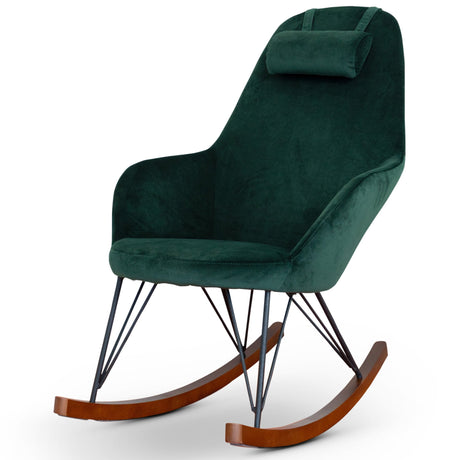 Chloe Mid Century Modern Rocker Livingroom And Bedroom Chair by Ashcroft Imports at Eve Furniture
