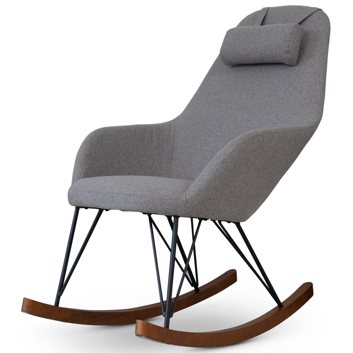 Chloe Mid Century Modern Rocker Livingroom And Bedroom Chair by Ashcroft Imports at Eve Furniture