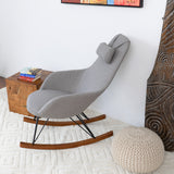 Chloe Mid Century Modern Rocker Livingroom And Bedroom Chair by Ashcroft Imports at Eve Furniture
