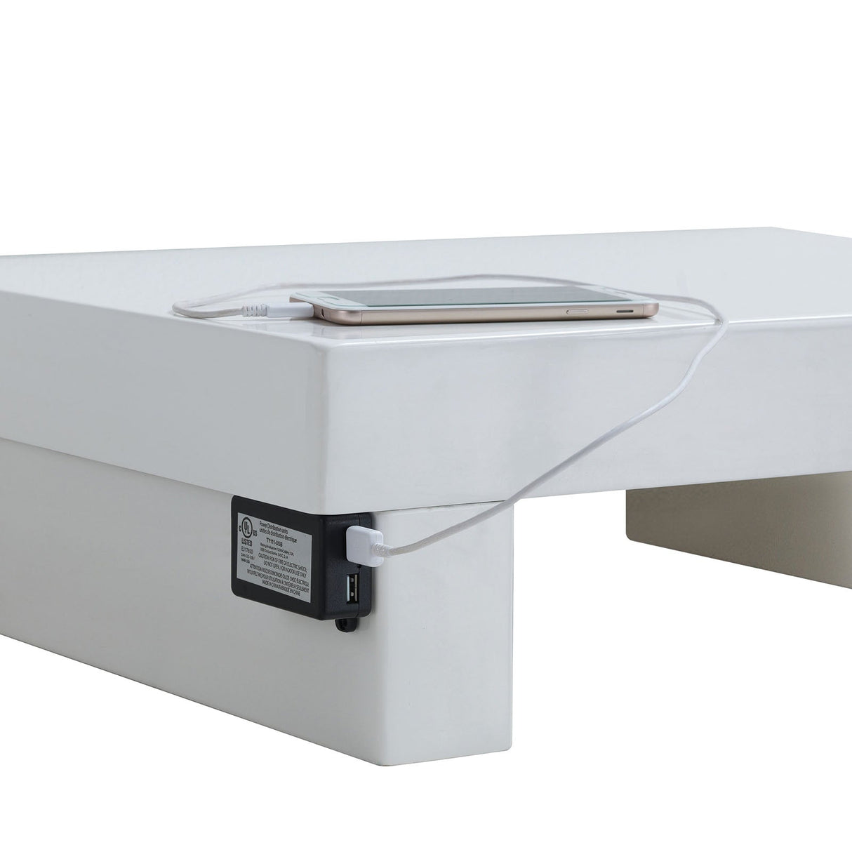 Christie White Night Stand by Furniture of America at Eve Furniture