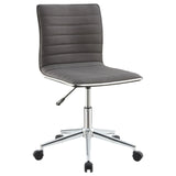 Chryses Gray and Chrome Adjustable Height Office Chair by Coaster at Eve Furniture