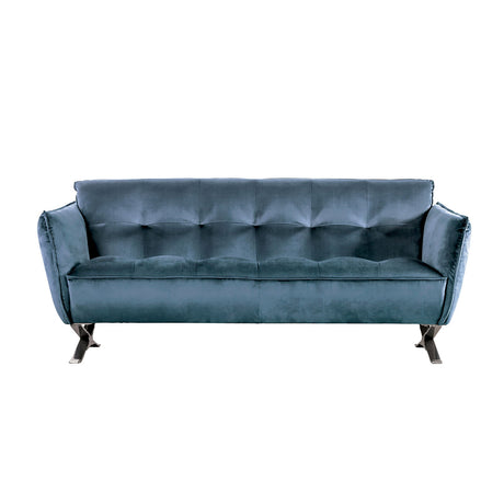 Civellutino Teal Sofa by Furniture of America at Eve Furniture