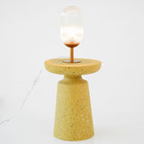 Clario Bronze Clear Glass Table Lamp by Ashcroft Imports at Eve Furniture