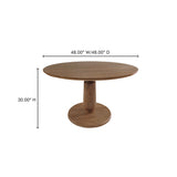 Clark Brown Dining Table by Moe's Home at Eve Furniture