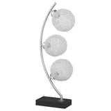 Claudia Black 30-inch Woven Spherical Metal Table Lamp by Coaster at Eve Furniture
