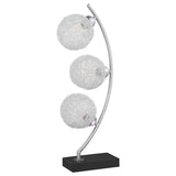 Claudia Black 30-inch Woven Spherical Metal Table Lamp by Coaster at Eve Furniture