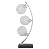 Claudia Black 30-inch Woven Spherical Metal Table Lamp by Coaster at Eve Furniture
