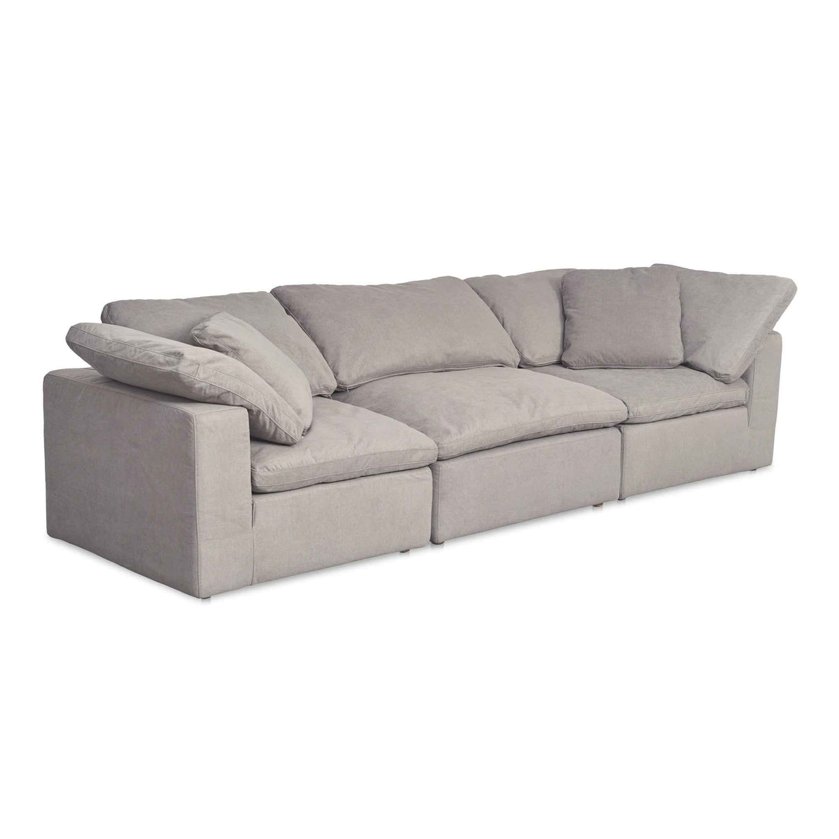 Clay Light Grey Modular Sofa by Moe's Home at Eve Furniture