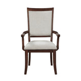 Claymont Cherry Dining Arm Chair, Set of 2 by Homelegance at Eve Furniture