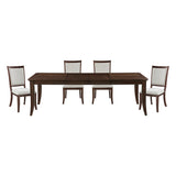 Claymont Cherry Extendable Dining Set by Homelegance at Eve Furniture