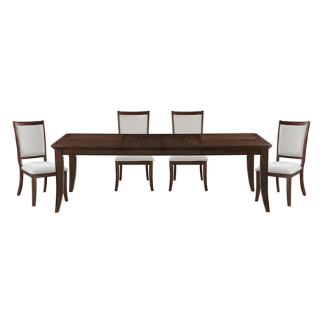 Claymont Cherry Extendable Dining Set by Homelegance at Eve Furniture