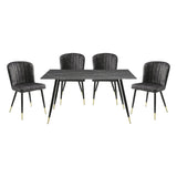 Clemente Gray Dining Set by Homelegance at Eve Furniture