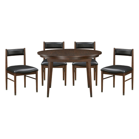 Clive Cherry Extendable Dining Set by Homelegance at Eve Furniture