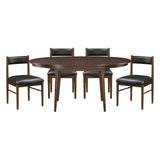 Clive Cherry Extendable Dining Set by Homelegance at Eve Furniture